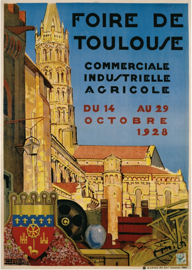 Affiche Foire Internationale de Toulouse 1928